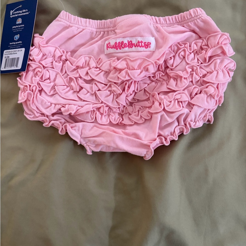Ruffle Butts Light Pink Ruffle Diaper Cover